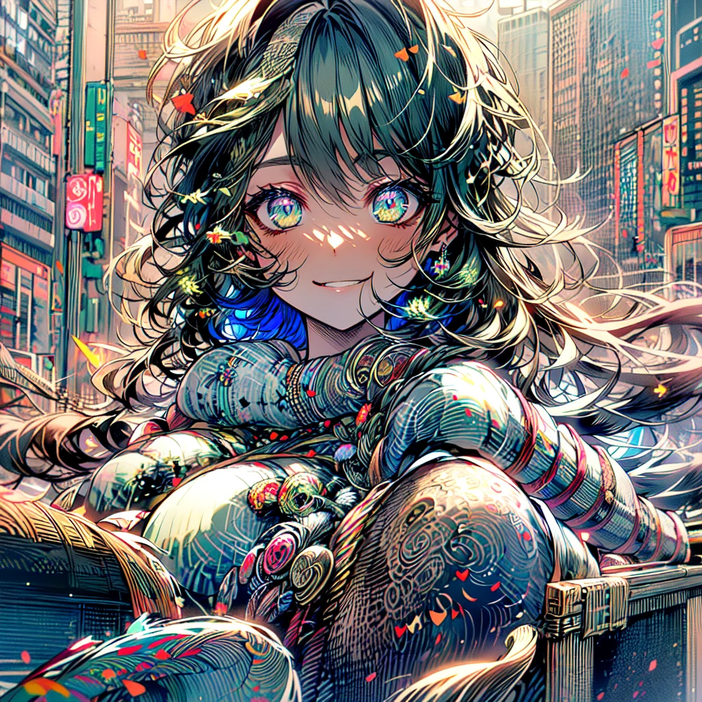 ((masterpiece)), (best quality), expressive eyes, ((perfect face)), highly detailed, heart, (highly detailed eyes), (highly detailed face), ((4K)), ((8K UHD)), (((ultra-high texture quality))),( ultra-high pixel texture), (hyperdetailed), DLSR, RTX, (((HDR))), (Absurdres), ((Japanese text)), (shiny skin), (oily skin), perfect hands, perfect eyes, perfect skin, (((ultra-delicate face))), ((delicate eyes)), double eyelids, beautiful and delicate photo, detailed background, ,
BREAK
(1 cat girl), (cat ears), cat tail , long hair, (neon green hair),cyan hair strand, curly hair, (art supplies) , long straight hair, (light green eyes) ,delicate eyelashes, (big adorable eyes, 🥺), (adult), ( woman), , (round hips), (small breaste, blushing, (fashion model), (sexy), flirtydark red lipstick), (green mascara and eyeliner), (happy, smiling, ☺️, 😳), (excitement) , sneakers, ((smug, laughing))
BREAK
(green sailor Fuku ), sailor f (letter g prinsign), hair ribbon, sleeveless , (intricate-green sailor Fuku)
BREAK
(green check school skirt), skirt, black wooly pantyhose, (intricate-green ered school skirt)
BREAK
((Looking at viewer)), ((from front)), (90 degrees), ((zoom out)), ((standing on one leg)), (mall), (food stands),shopping mall,clothes shop, (Cute art pieces), studio lightning, lora:add_detail:0.7, (public), (Full background), (lots of kittens)