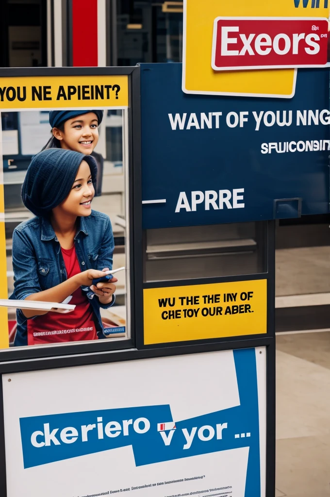 Advertisement about what the experience of choosing your career at a young age is like