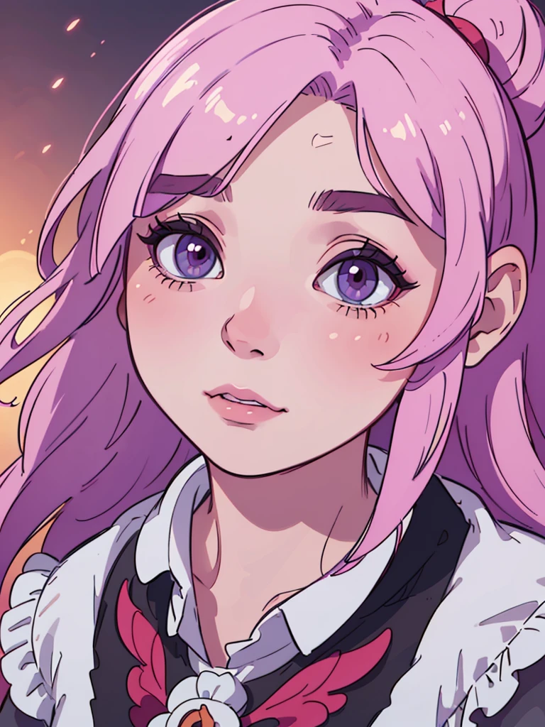 a sexy girl in a pink dress, beautiful detailed eyes, beautiful detailed lips, extremely detailed face and skin, longeyelashes, (best quality,4k,8k,highres,masterpiece:1.2),ultra-detailed,(realistic,photorealistic,photo-realistic:1.37),HDR,UHD,studio lighting,ultra-fine painting,sharp focus,physically-based rendering,extreme detail description,professional,vivid colors,bokeh,portraits,concept artists,warm tones,soft lighting