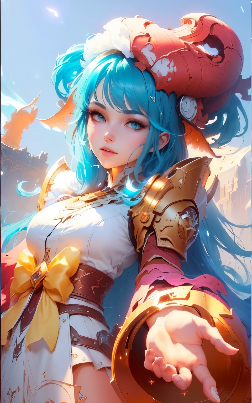masterpiece, best quality, (extremely detailed CG unity 8k wallpaper), (best quality), (best illustration), (best shadow), absurdres, realistic lighting, (Abyss), beautiful detailed glow, art by PeterMohrBacher,