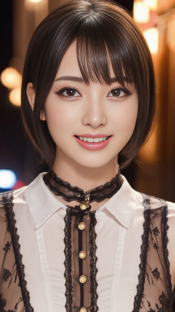 (Sexual climax:2.0),(ecstasy:2.0),short hair,Part-time job at a bar,((Wearing laced negurije:2.0)),28 year-old,(1 Ultra cute Japan girl:1.5),(Detailed face,ultra detailed eyes, incredible Beautiful eyes,symmetry dropped eyes:2.0),(Natural Makeup,smile,open mouth,drool:2.0)best quality, 4k, 8k, highres, masterpiece, ultra-detailed, realistic, photorealistic, photo-realistic, HDR, UHD, studio lighting, ultra-fine painting, sharp focus, physically-based rendering, extreme detail description, professional, vivid colors, bokeh