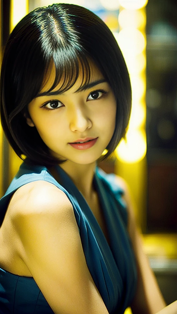 Browsing Caution、Japanese、Face in the 20s、Idol's face、Cute face、Gray business suit、Mini skirt suit, Similar breasts'It's about to burst、Super bursting chest、thin、thin waist、One Girl、8K、Best image qualityUltra high resolution(Photorealistic)、Masterpiece symmetrical high resolution RAW color professional close-up photo 、(High resolution face:1.1)(Cleavage:1.2)、Japanese face、Blurred Background、thinピンク色のリップ、Good lighting、Gal Makeup、Flashy makeup、thin pink lips、Moisturized lips、Heavy makeup、Wavy Hair、Medium Hair、Silver Hair、Silver Hair with asymmetrical bangs、double eyelid、Sunburned skin、Japanese face、Brown Skin、Gal-style long necklace、Gal style bracelet、Gal Accessories、Fancy earrings、Body Piercing、whole body、Laughter、By the pool、Resort、Brown Skin、Black gal、Sexy pose、Naughty pose、Chest Focus、whole bodyエスビアン、Beautiful breasts、Big Breasts