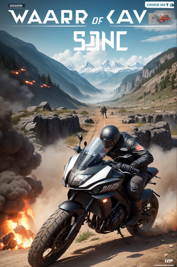 Create a cover for a war game called battle of word