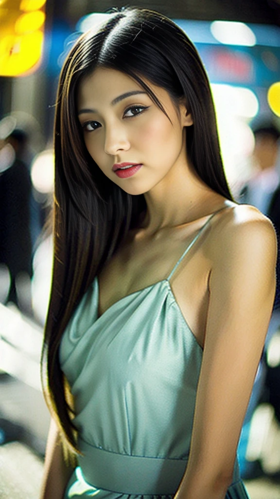 Browsing Caution、Japanese、Face in the 20s、Idol's face、Cute face、Gray business suit、Mini skirt suit, Similar breasts'It's about to burst、Super bursting chest、thin、thin waist、One Girl、8K、Best image qualityUltra high resolution(Photorealistic)、Masterpiece symmetrical high resolution RAW color professional close-up photo 、(High resolution face:1.1)(Cleavage:1.2)、Japanese face、Blurred Background、thinピンク色のリップ、Good lighting、Gal Makeup、Flashy makeup、thin pink lips、Moisturized lips、Heavy makeup、Wavy Hair、Medium Hair、Silver Hair、Silver Hair with asymmetrical bangs、double eyelid、Sunburned skin、Japanese face、Brown Skin、Gal-style long necklace、Gal style bracelet、Gal Accessories、Fancy earrings、Body Piercing、whole body、Laughter、By the pool、Resort、Brown Skin、Black gal、Sexy pose、Naughty pose、Chest Focus、whole bodyエスビアン、Beautiful breasts、Big Breasts