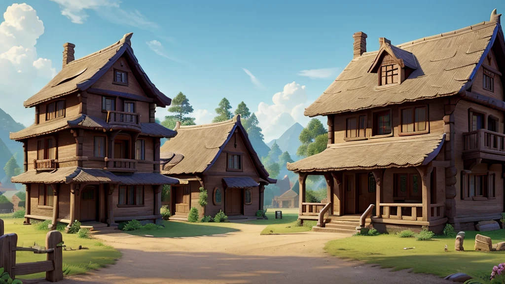 In a quiet village, there is an old house that no one can dare to enter. According to the hustle and bustle, the house is on a land where dragons live. The old owner lost the dragon house because he did evil to him.