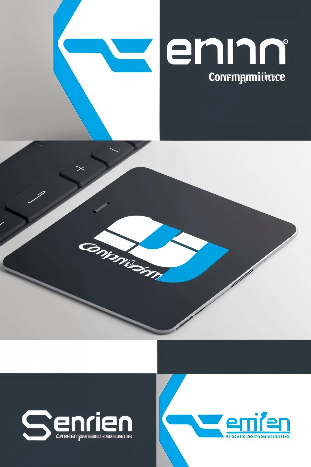 minimalist logo for the conexean company brand, empresa de technology e desenvolvimento de softwares. Vô, connection, technology
