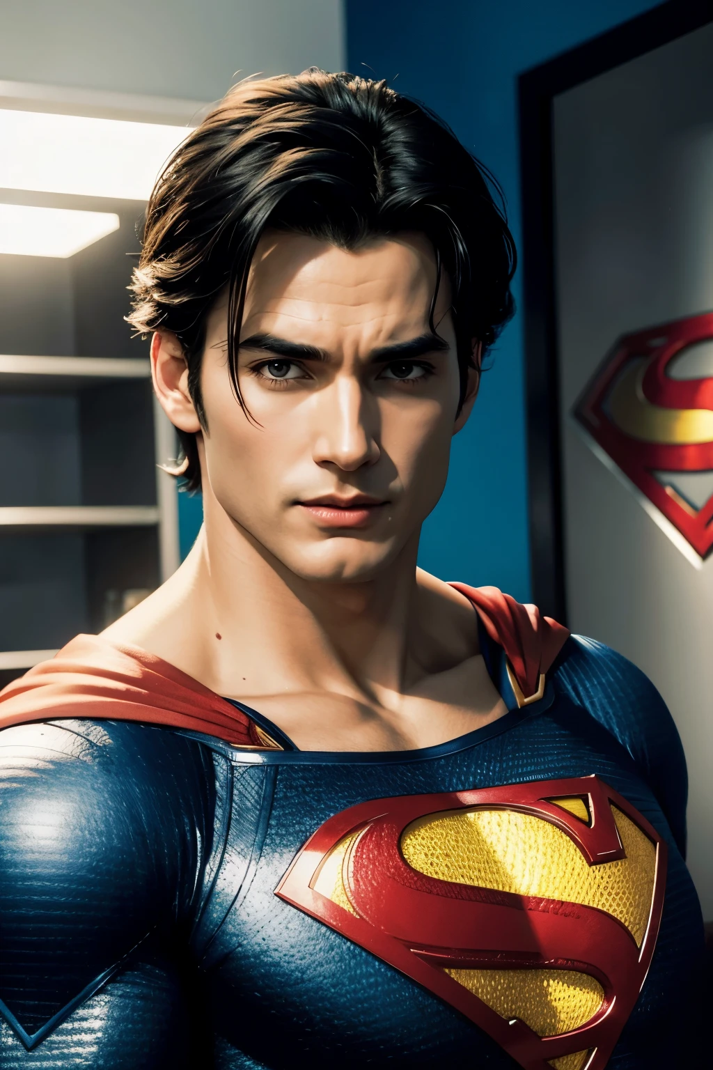My face with Superman&#39;s body
