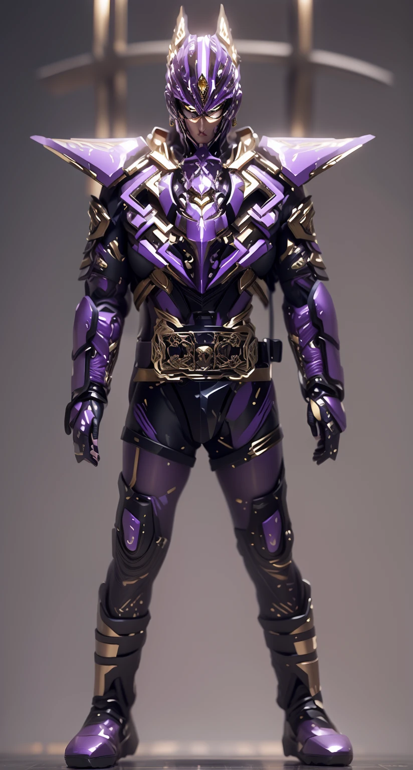 With an imperial sparkling effect,The color changes to purple and gold,Some purple and gold(Ensure its layering and armor texture,Purple is the main color,Add some gold for decoration,Add some transparent texture)