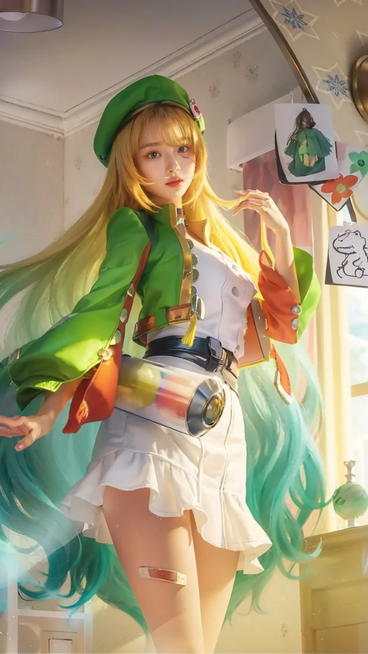 8k, masterpiece, RAW photo, best quality, photorealistic, extremely detailed CG unity 8k wallpaper, Depth of field, Cinematic Light, Lens Flare, Ray tracing, (extremely beautiful face, beautiful lips, beautiful eyes), intricate detail face, ((ultra detailed skin), Photo of Pretty 1 girl best qualtiy， ultra high resolution， （realisticlying：1.4），cute hairpin，1girll，Red long-haired,Cropped sweater ，Beautiful woman with a slim figure:1.4, Pronounced abs:1.4, On the island,Ultra-fine face，Elaborate Eyes，double eyelid，choker necklace