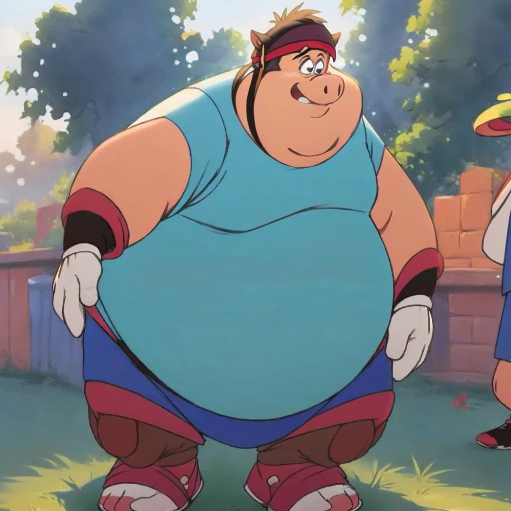Cool Hyper obese Pig Anime style, full body image, neighborhood style, big obese ??? (very Hairy), in Weight gain progress in underwear clothes, He is a huge obese Glotton, He is a underwear super model, He working like the glutton of the town, detailed face, detailed eyes, detailed nose, defined face, big belly, high resolution settings, settings to fix face, high, Whismical model, detailed eyes, detailed hands alone,male,regordete,sin camisa, alone, detallado, alta resolución,, Obra maestra,Obesidad excesiva,Obesidad en las extremidades.,Exceso de peso,jupei,gente