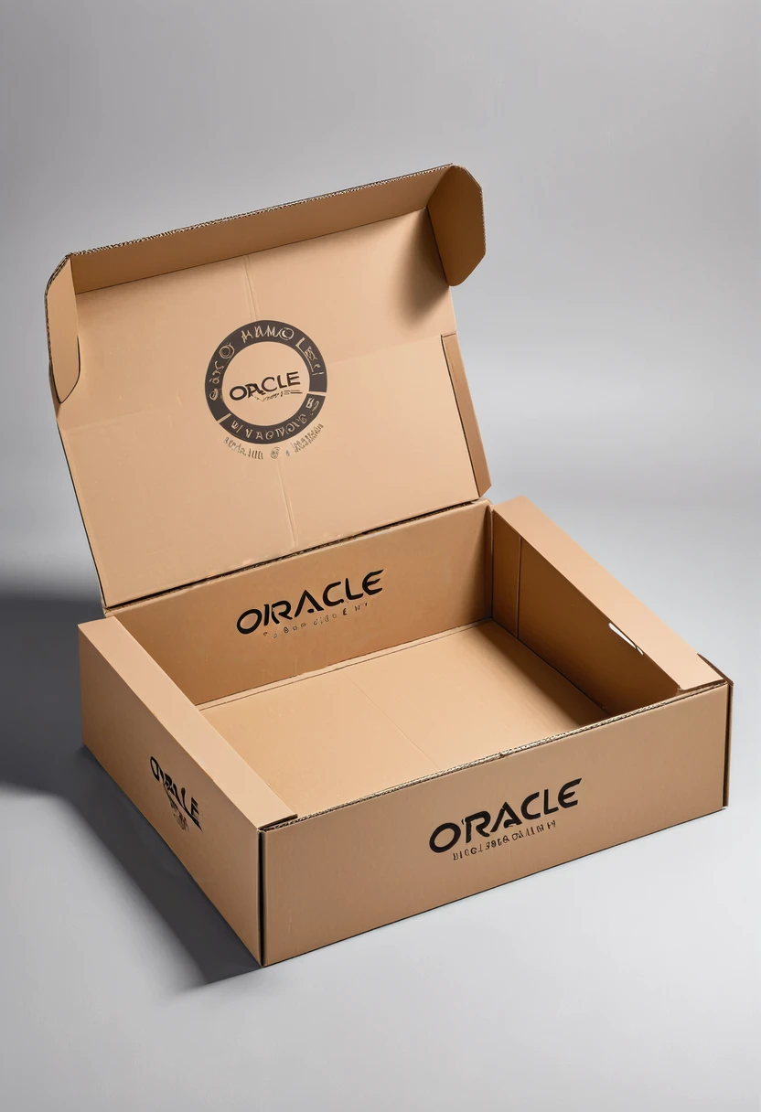 A cardboard design for assembled furniture,Carton flat,Simple style,The logo name is oracle,Lay the carton flat,detail,high quality,Fashion