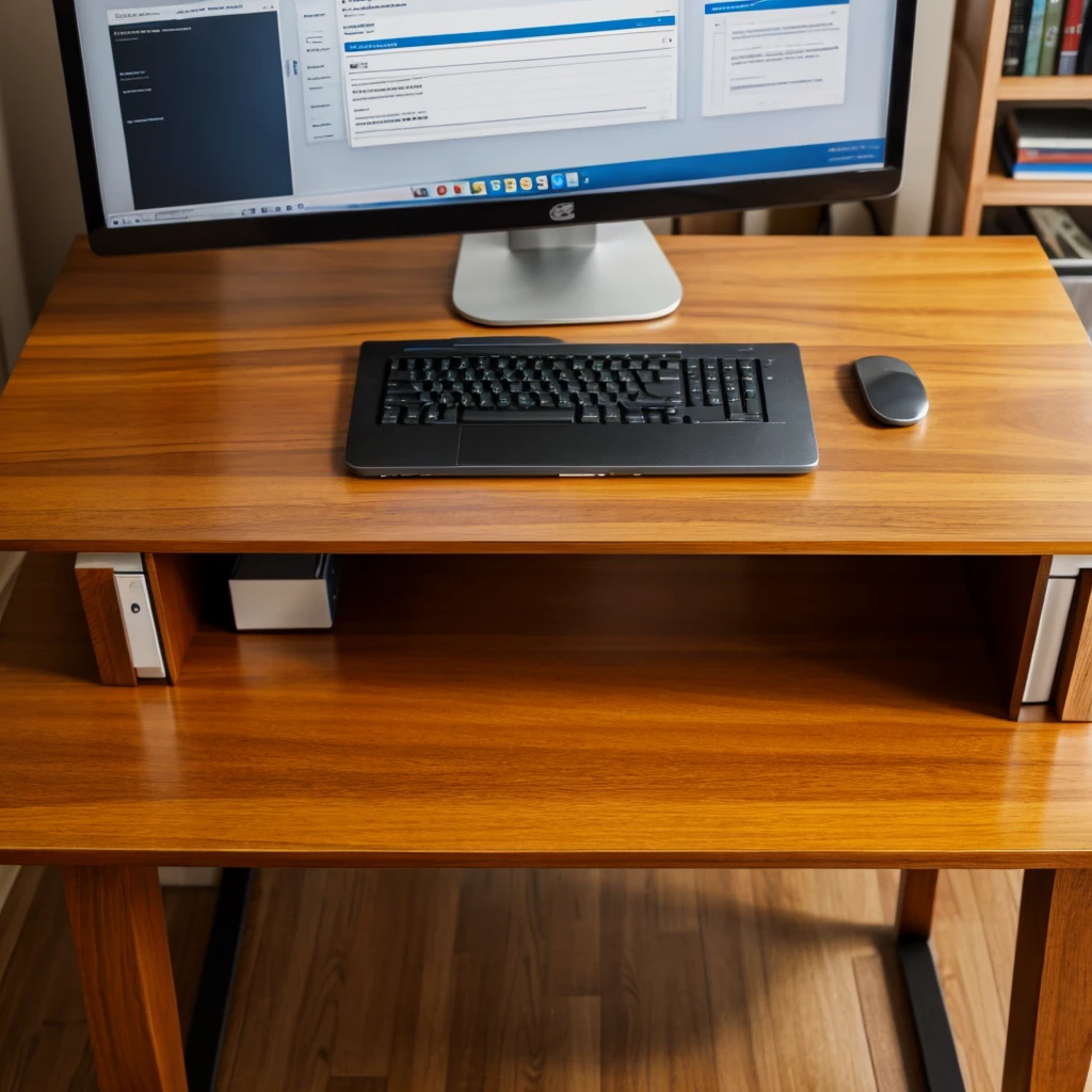 Long Desk close up