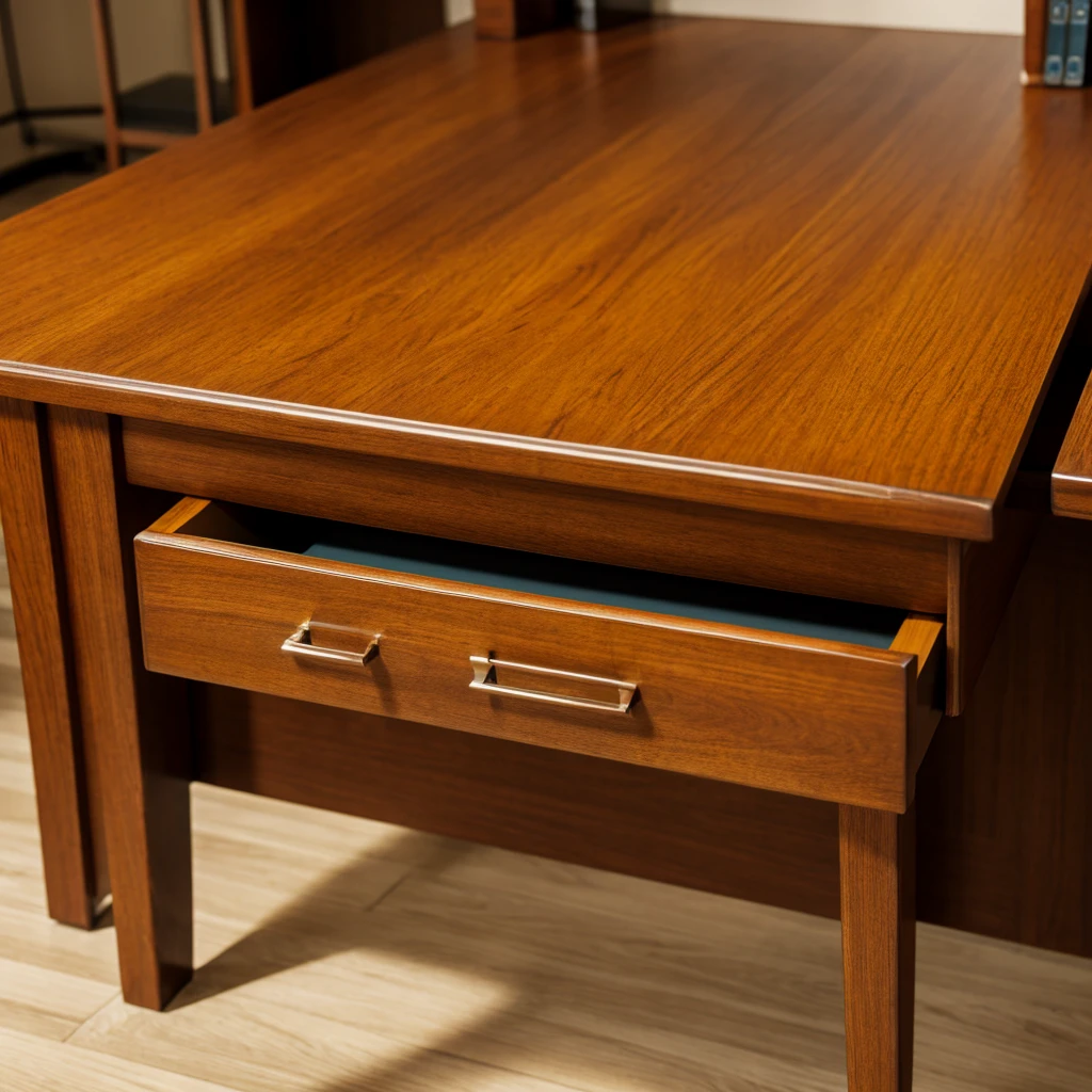 Long Desk close up