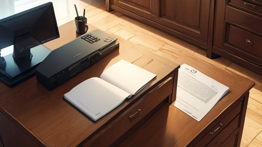 Long Desk close up