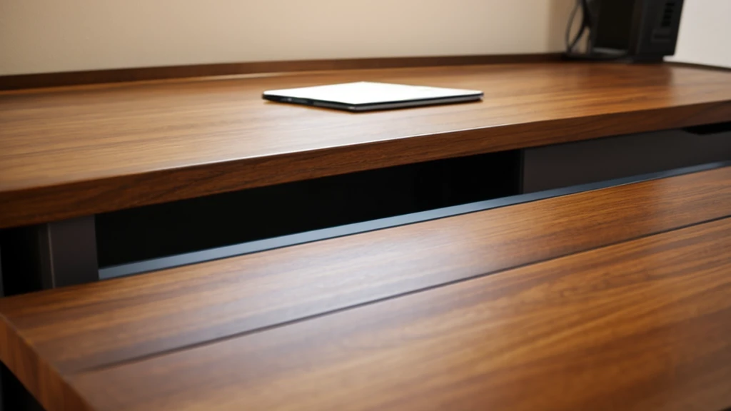 Long Desk close up