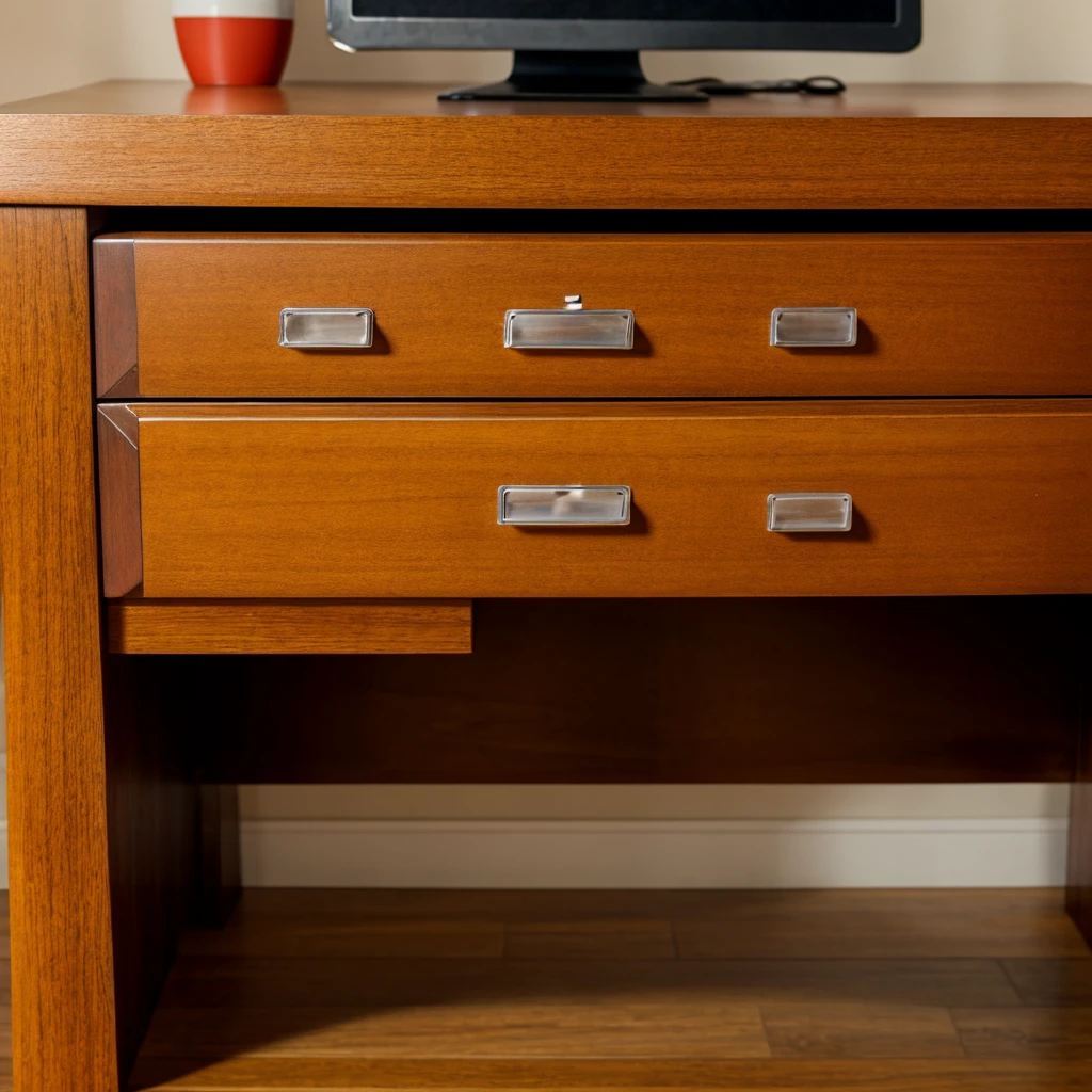 Long Desk close up
