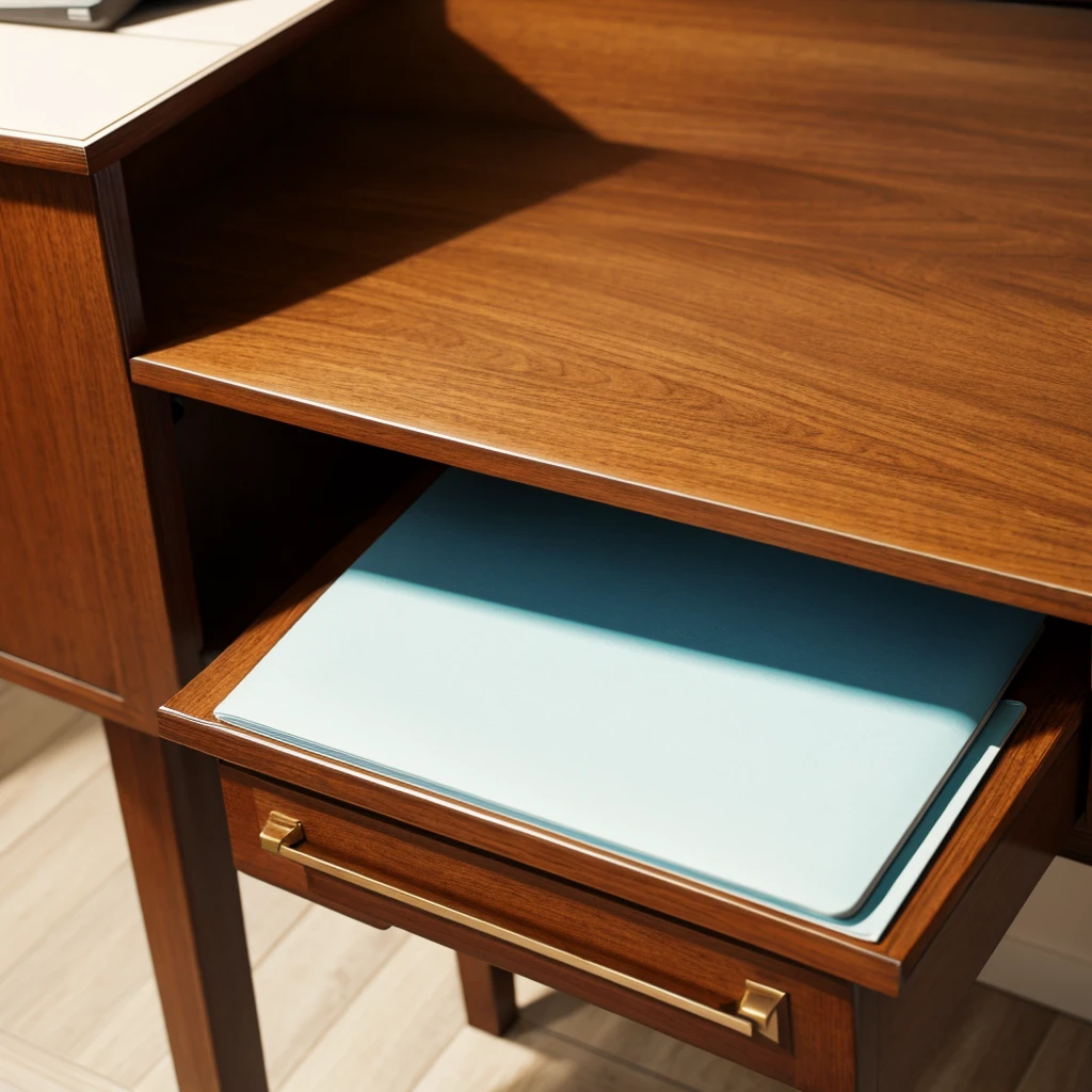 Long Desk close up