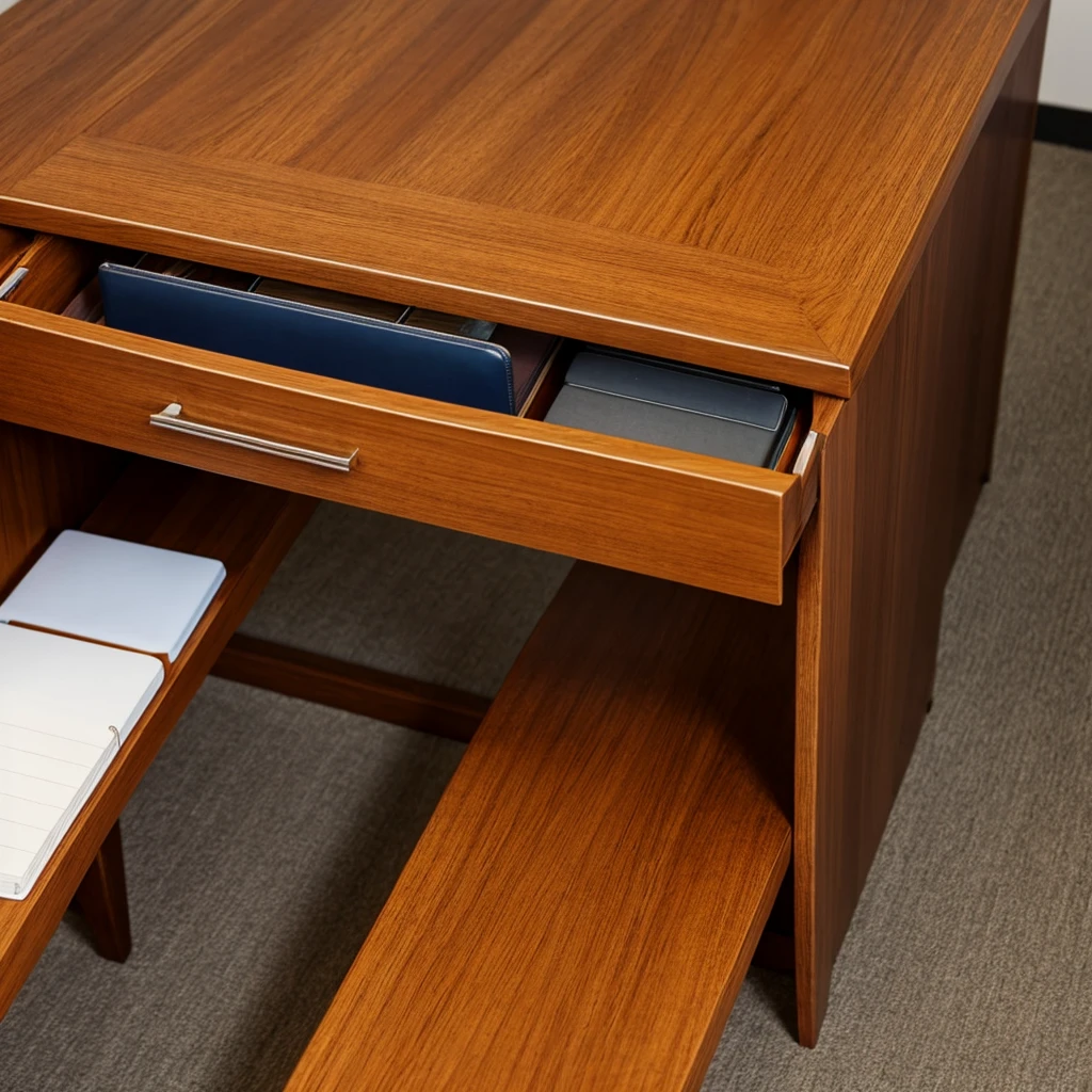 Long Desk close up