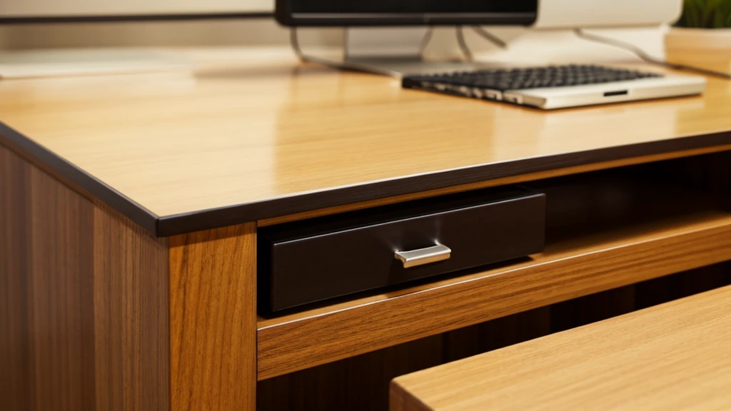 Long Desk close upLong Desk close up