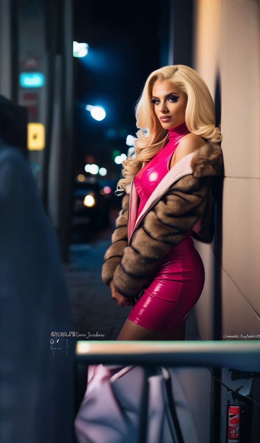 A female in the streets