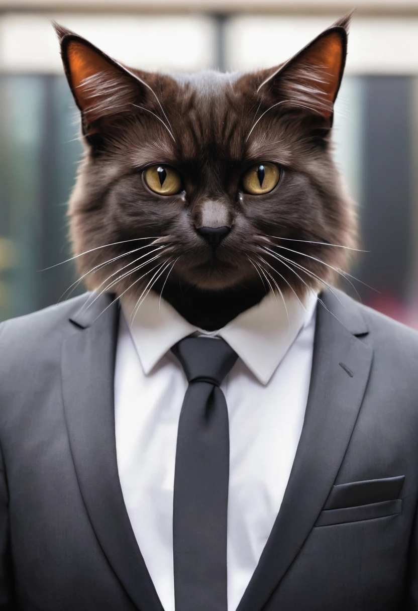 Cat in a suit