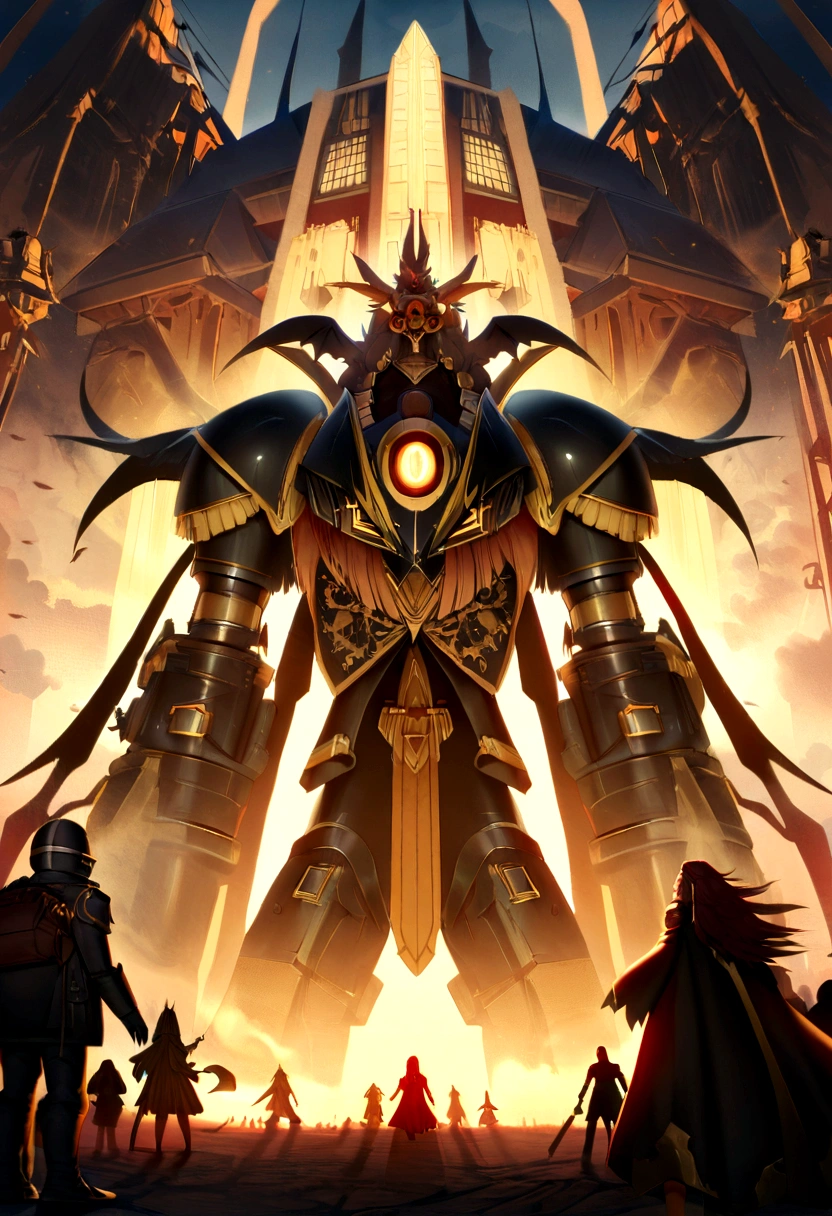 There are many people wearing helmets and gas masks, Dieselpunk Robot, Necromancer xiii, Symmetrical Diesel Punk Warrior, Necromancer iii, Necromancer borja, Machine black diesel punk horror core, Aztec Robot, Necromancer, Highly detailed cgsociety,