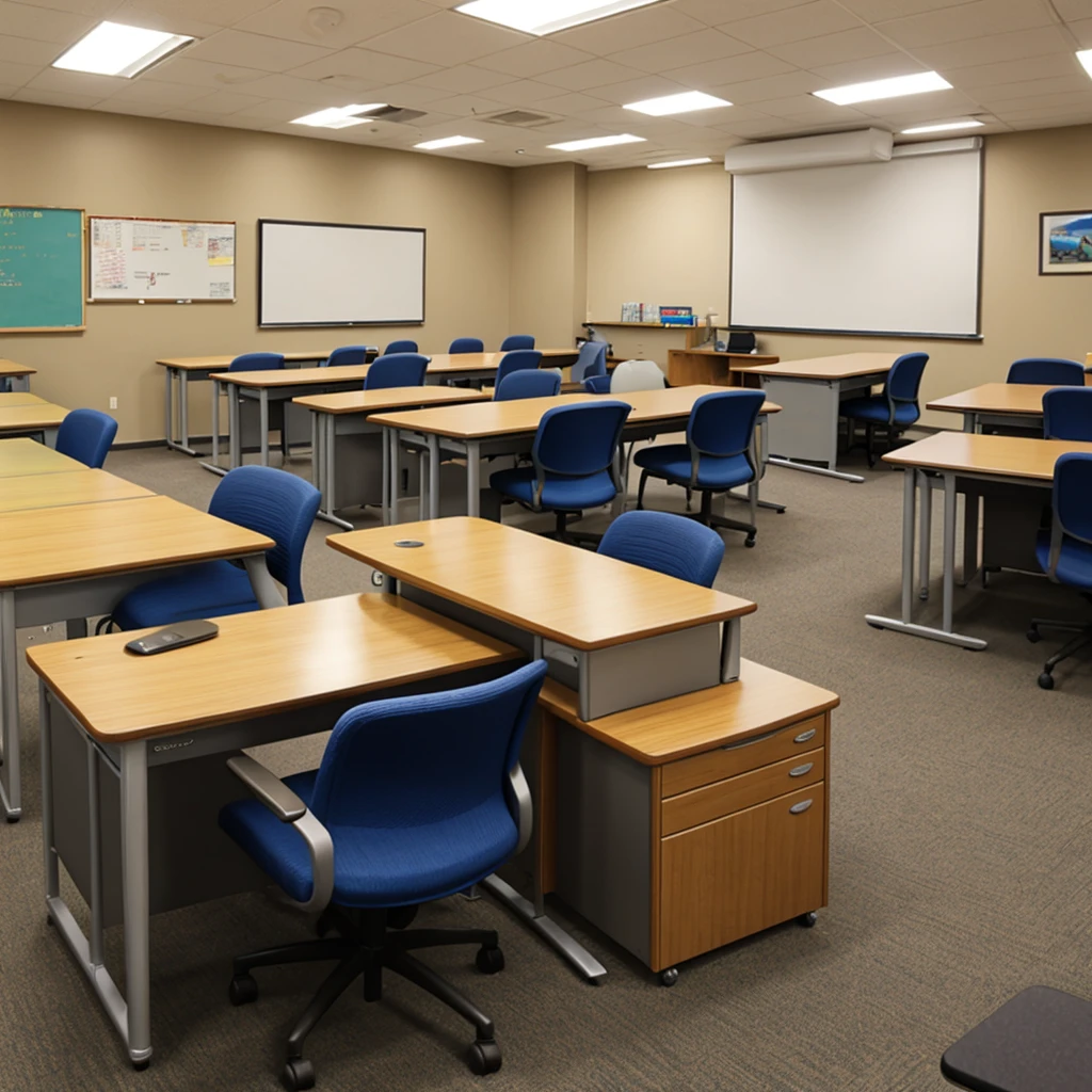 Long Class Desk