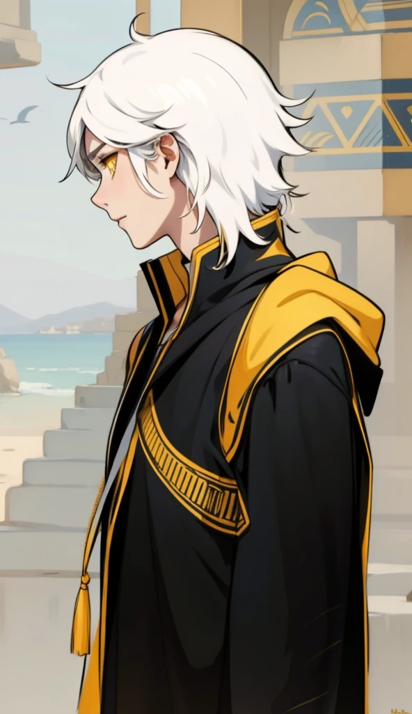 is talking yellow eyes 18 years old soft hair