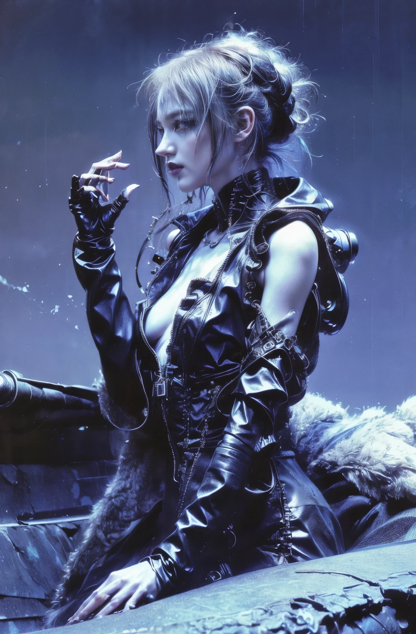 cyber punkワールド上の魔女, Cyber Shrine Maiden, Cyber German, Very beautiful android, A beautiful German woman in appearance, Very beautiful and detailed, Beautiful and delicate eyes, Close-up from the front, Digital art inspired by Ignacy Witkiewicz, Featured on cgsociety, Gothic art, Natalie Shaw Tom Bagshaw, Profile photo 1024px, cyber punk hacker, Portrait of a digital shaman, Digital Artist, cyber punk))), cyber style, cyber punk horror style, タデウシュ・プルシュコフスキによるcyber punkアート, It was a hot topic on Art Station., 詳細なcyber punkのイラスト, 高度なデジタルcyber punkアート, cyber punkマシンのポートレート, デジタルcyber punk - アニメアート, デジタルcyber punkアニメアート, cyber punkをテーマにしたアート, 夢のようなcyber punkガール, cyber punk))))), hacker, Cyberpsycho, Ghost in the machine, Android Mystic, Digital Art, Digital Artファンタジー, 美しいDigital Art, 素晴らしいDigital Art, ファンタジーDigital Art, Detailed digital 3D art, colorfull Digital fantasy art, 素晴らしいDigital Art, 素晴らしいDigital Art, Digital fantasy art ), Digital fantasy art, 息を呑むようなDigital Art, detailed ファンタジーDigital Art, 精巧なDigital Art, The female demon living in the machine, Profile photo 1024px, cyber punk hacker, Portrait of a digital shaman, Digital Artist, cyber punk))), cyber style, cyber punk horror style, cyber punk))))), hacker, Cyberpsycho, Ghost in the machine, Android Mystic, Digital Art, Beautiful artwork illustration, Highest quality, The perfect angle, Perfect composition, Best Shot, Front shot, Official Art, Cinematic Light, Figurative art, 美しく表現力豊かなDigital Art
