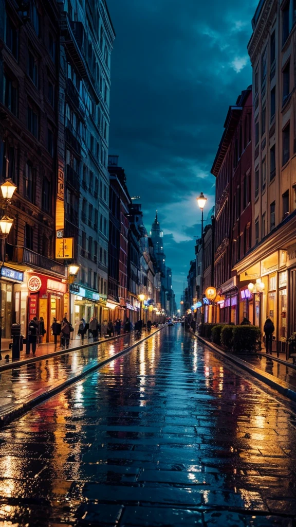 City of night It rains