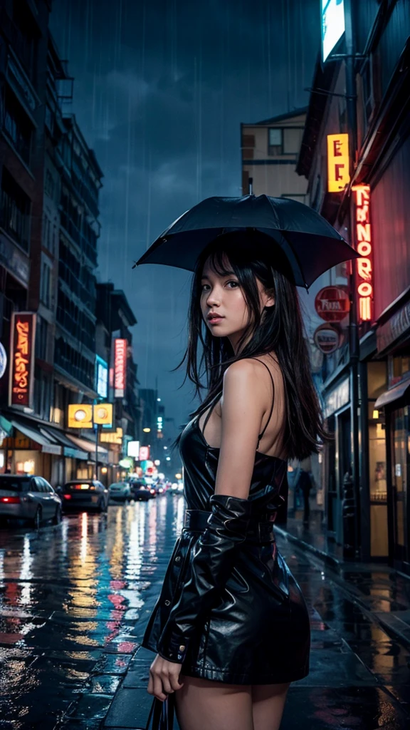 City of night It rains