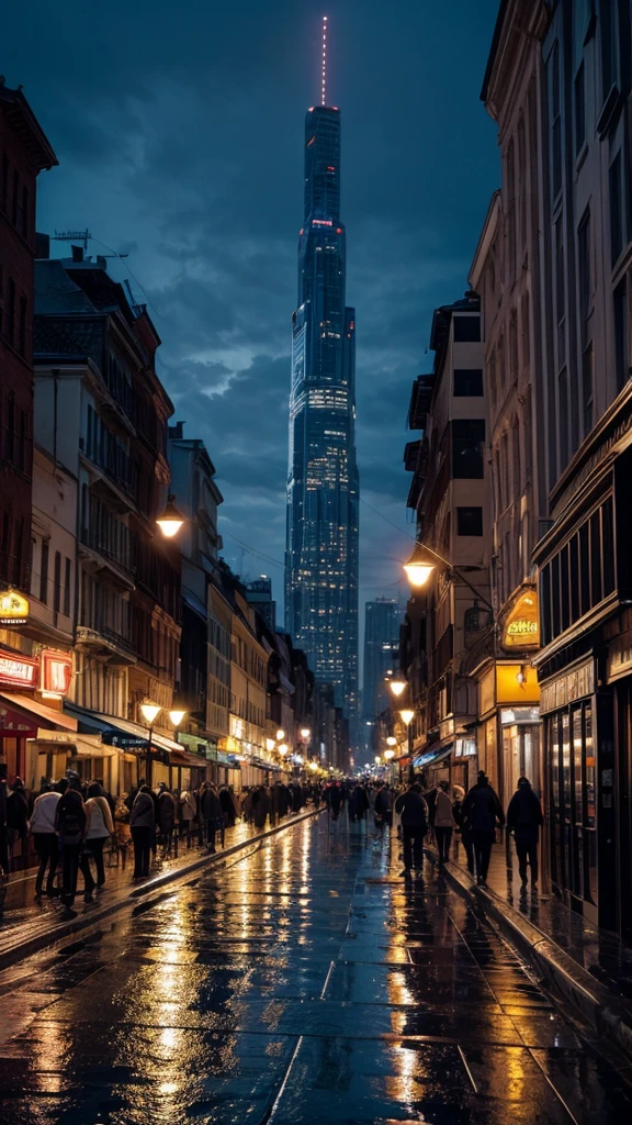 City of night It rains