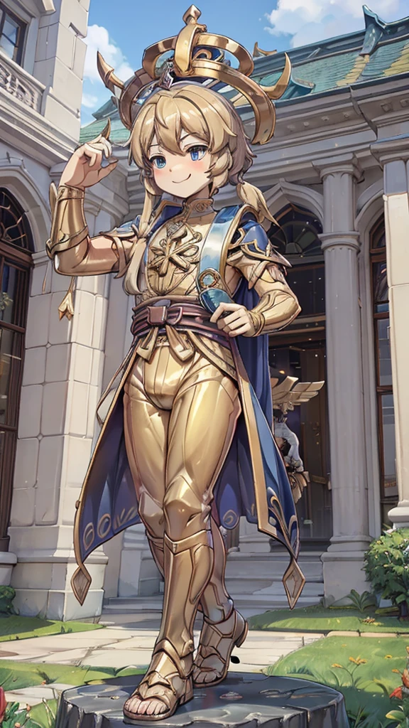 王子的Gold statue,Prince style,Prince costume,宫廷Dress,Gold statue,男孩的Gold statue,带着黄金冠冕的Gold statue,脚边停着一只燕子的Gold statue,Golden Boy Statue,Gold statue,Long hair,Dress,Dress,西式宫廷男士Dress,Cute boy,British style,Victorian style,crown,crown,femboy,Golden Boy Sculpture,Golden Boy Statue,Gold statue,Gold statue,Giant golden statue,Giant golden statue,Outdoor Background,Smiling statue,Close-up above the waist