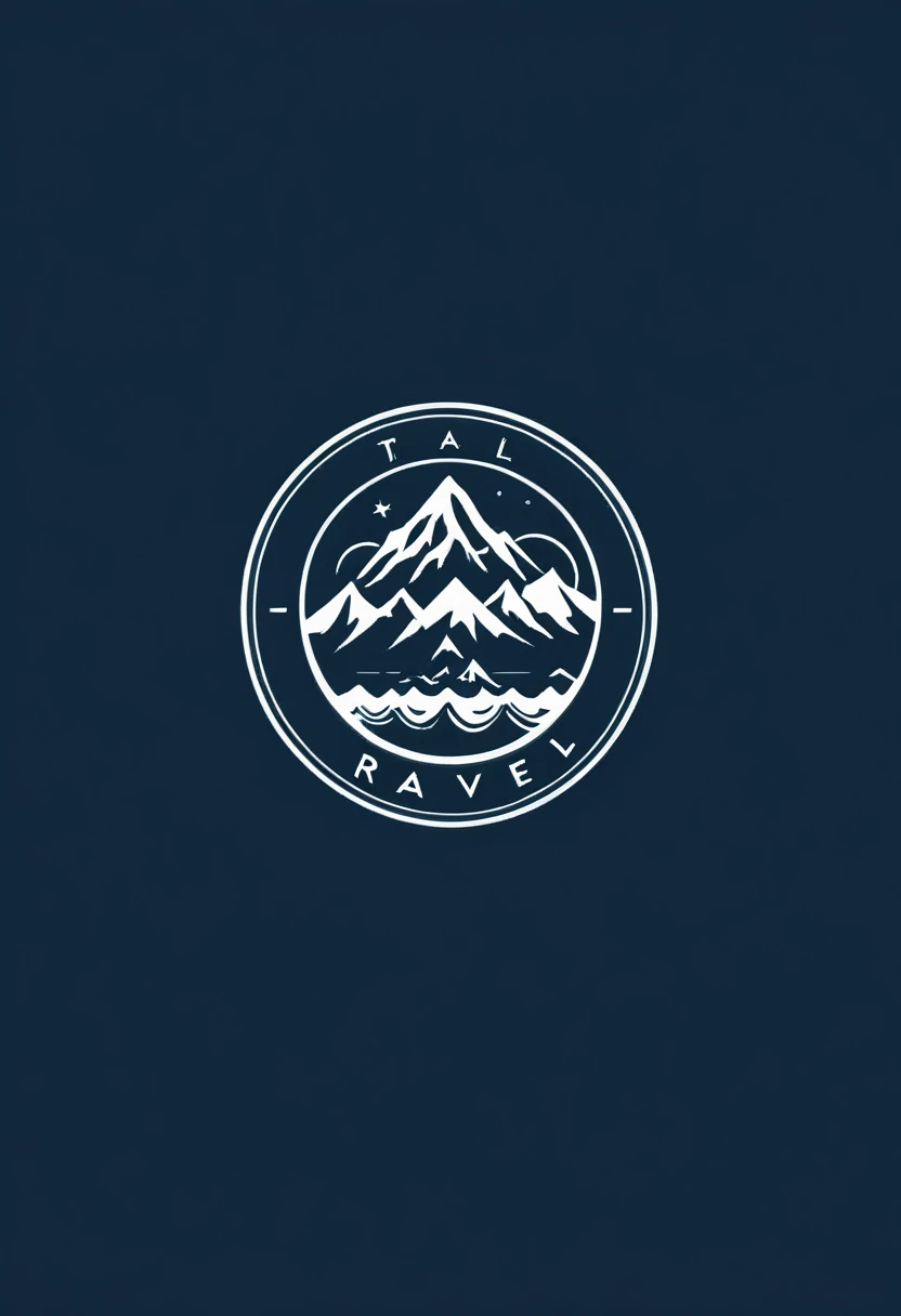 A logo design for a travel app