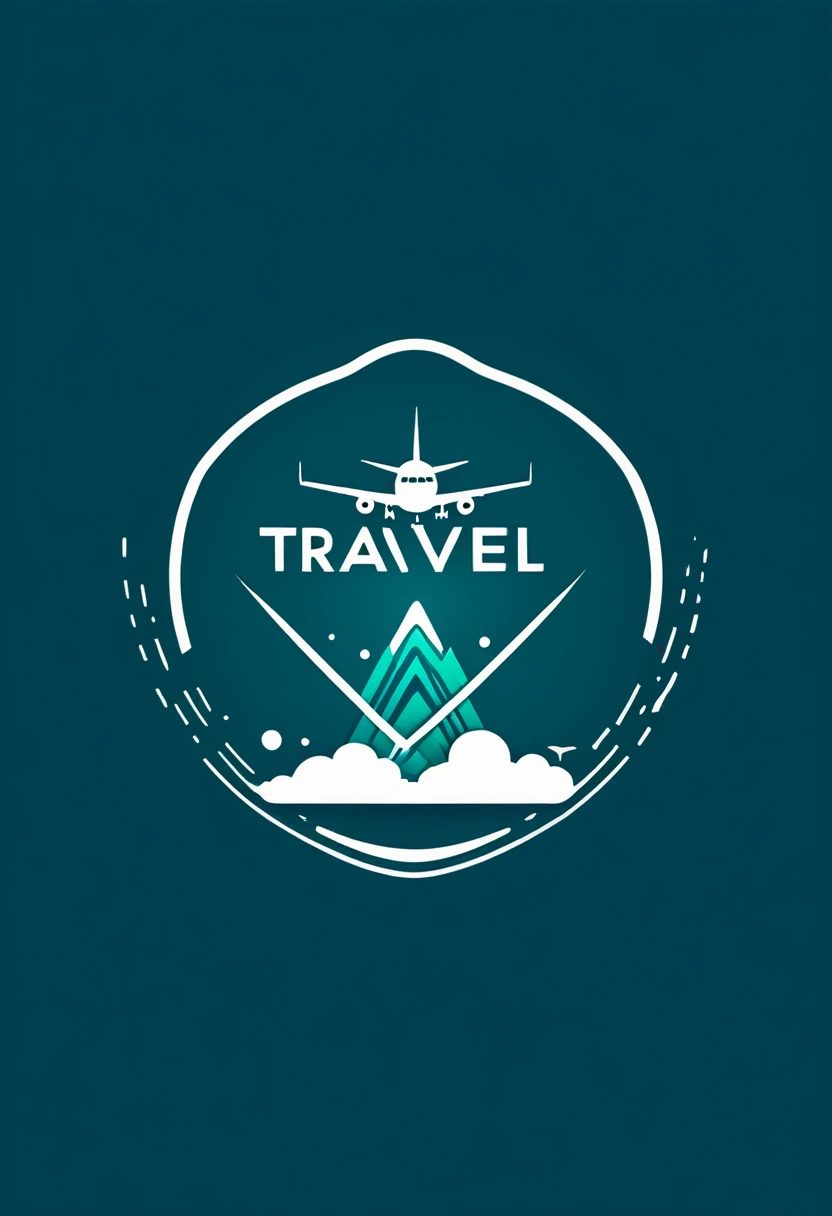 A logo design for a travel app