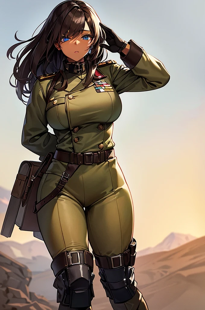 give her black skin