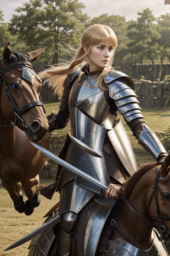 Quality illustration of Lady Farnese Vandimion from berserk in her armor