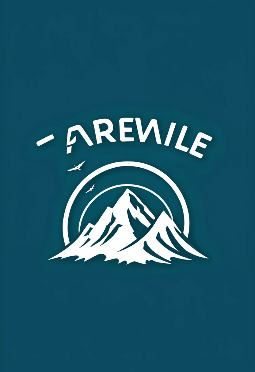 A logo design for a travel app