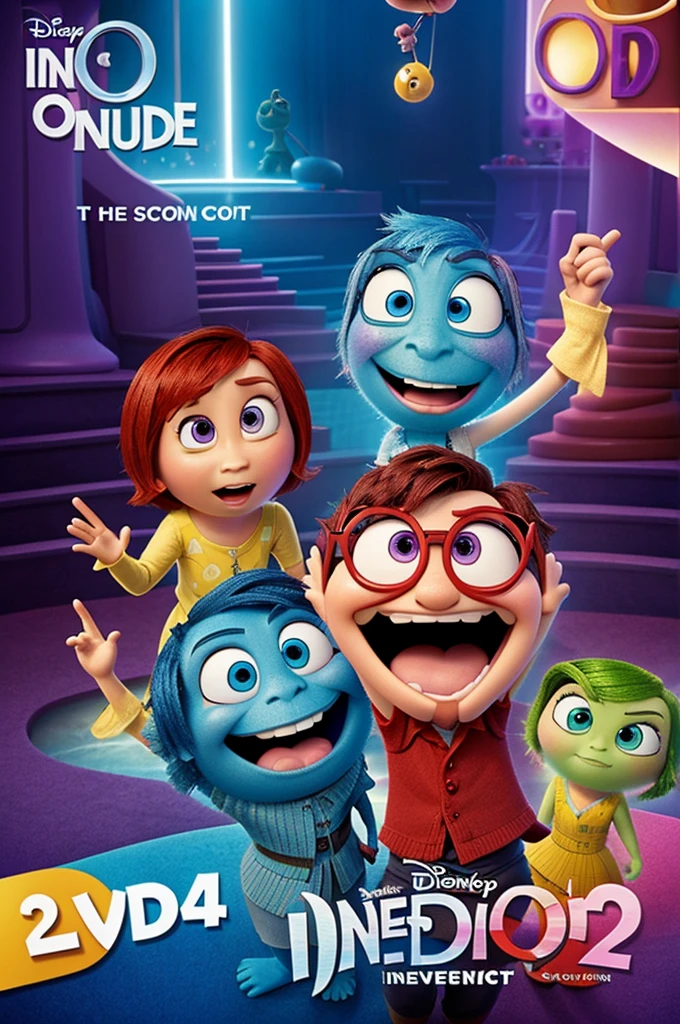 Inside Out 2 Disney Pixar Movie Poster