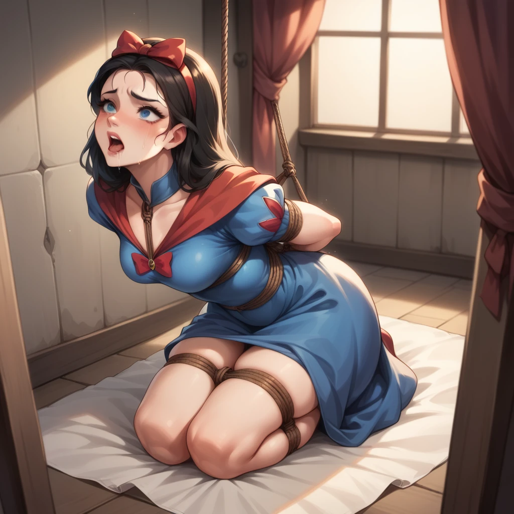 Submissive Snow White, bdsm session