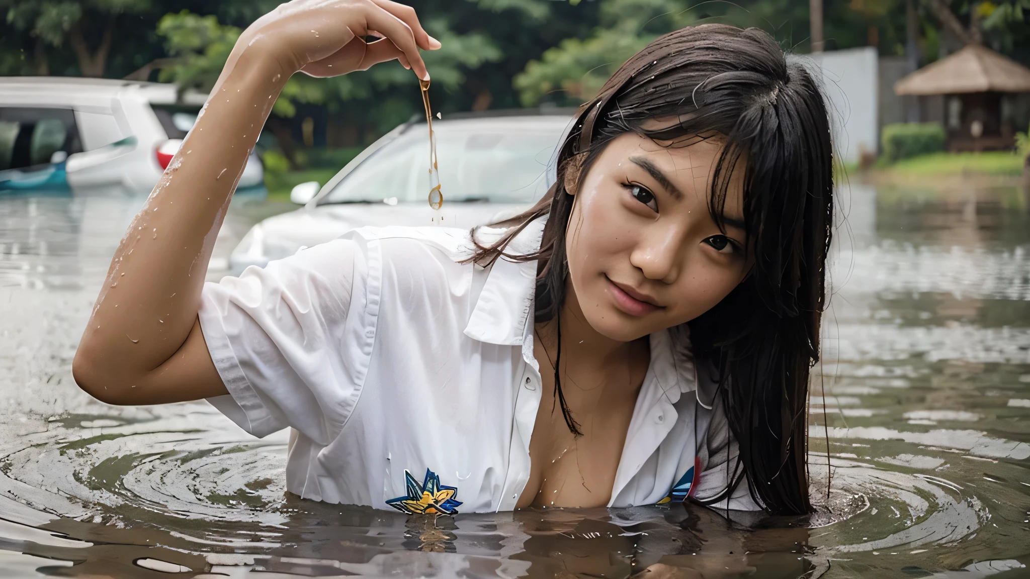 asian. Wet
