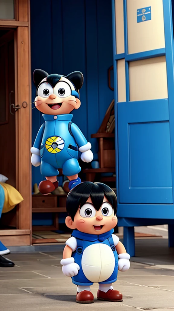(doraemon) nobit and doraemon