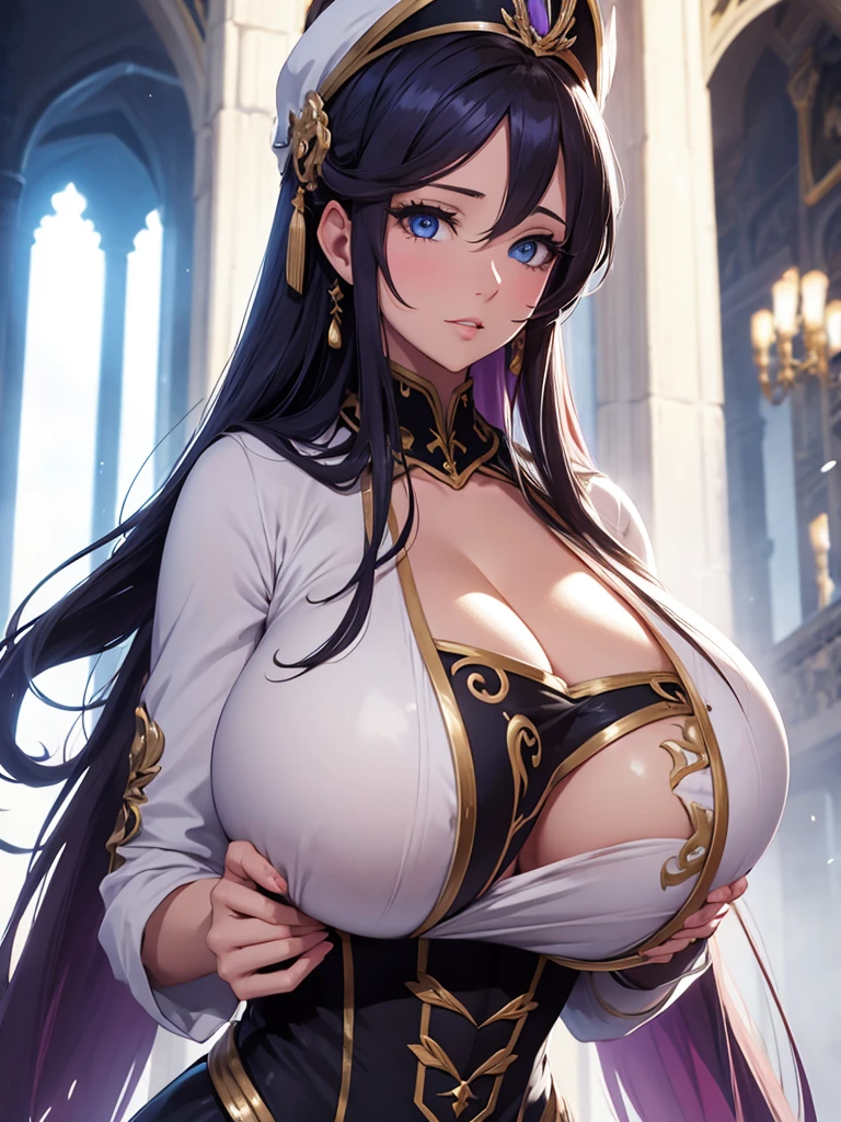 Una donna mezzelfo, really enormous boobs