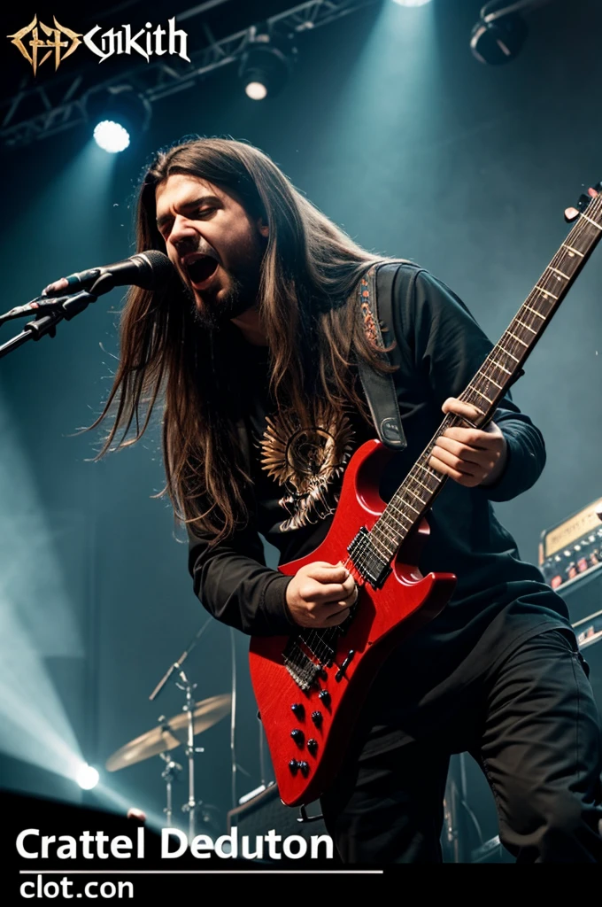 Create a melodic death metal cover 
