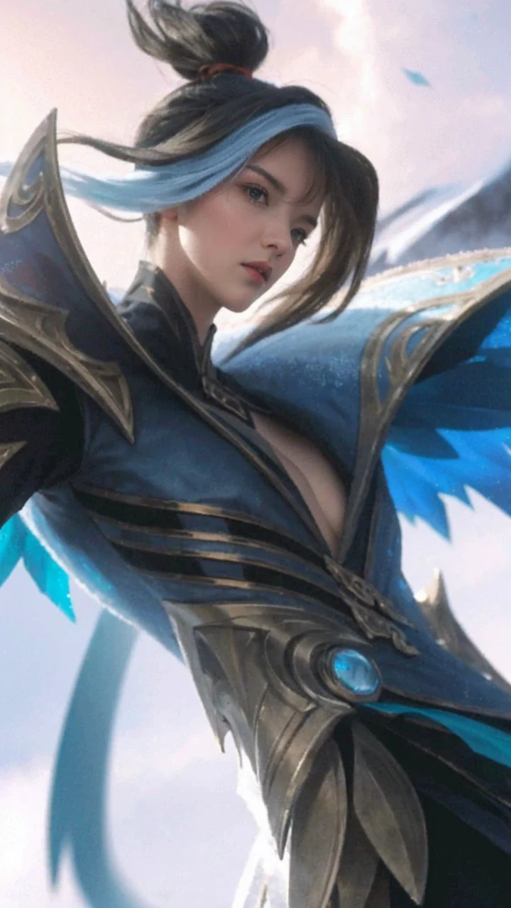 Wow,Tracking,Realistic,Painting,Detailed face,((winter)), Cinematic Light,