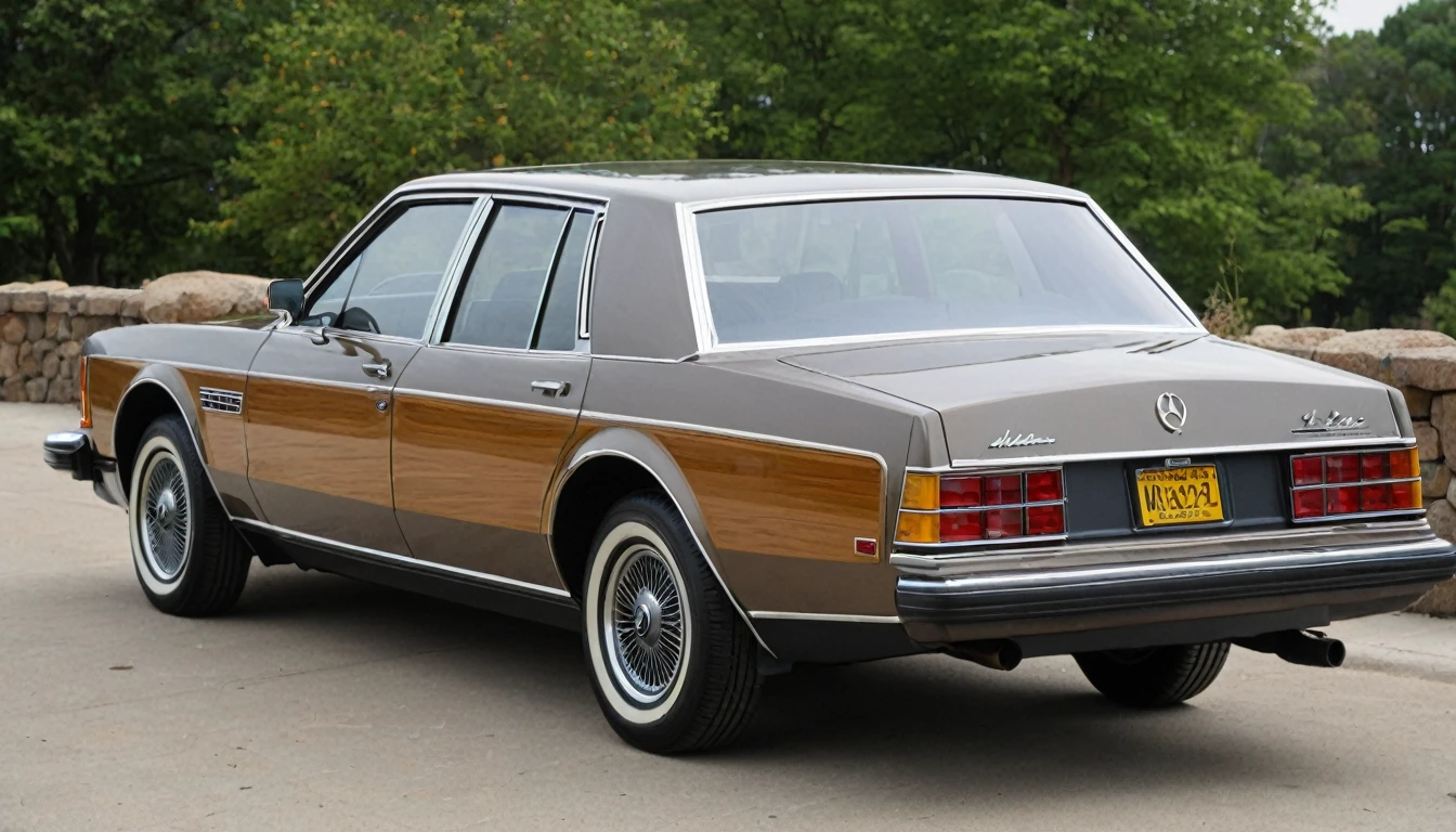 Mönskoe Prestige 1974
Manufacture: 1974-1980
Type: Executive Sedan
Motorization:
1974-1980: V6 2.8L
Transmission: 4-speed automatic
Price: $35,000 (price adjusted for historical context)
Description:
The 1974 Mönskoe Prestige was designed to meet the needs of executives and professionals of the time, who were looking for a car that combined luxury, comfort and performance. With exquisite interiors and advanced technology for the 1970s, this sedan quickly became a symbol of status and success. The leather seats and wood trim, combined with a high-quality sound system, provided an exceptional driving experience. Additionally, the 2.8L V6 engine offered robust performance suitable for long business trips and daily commutes.