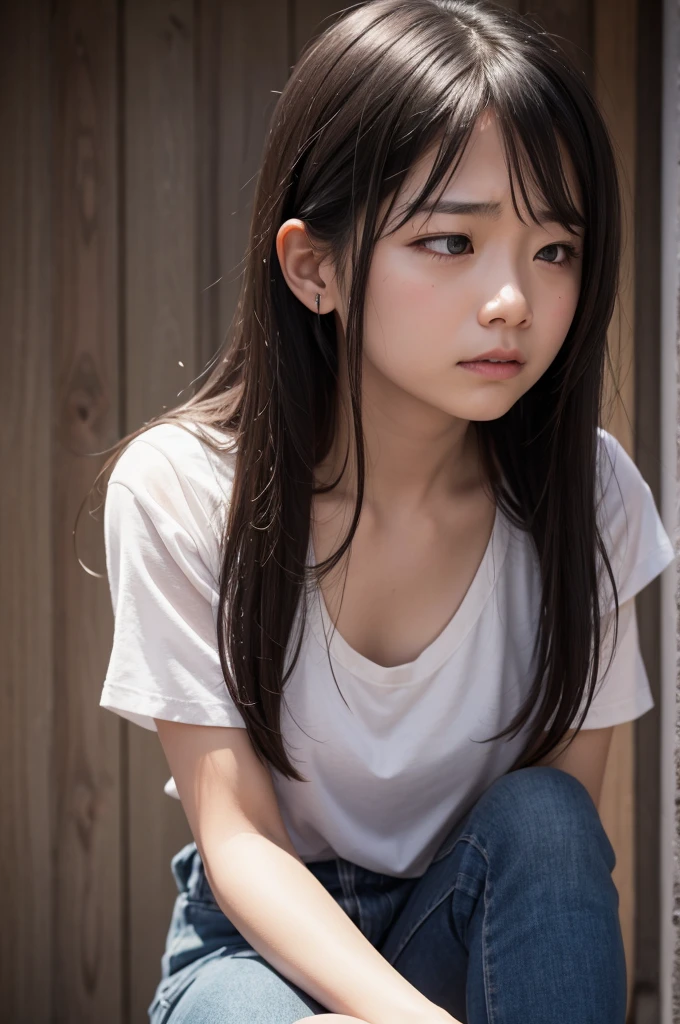 (alone), (Detailed RAW photos of the girl's whole body), (masterpiece:1.0), (Highest quality:1.4), (Ultra-high resolution:1.2), (Realistic:1.4), 8k resolution, Canon EOS R5, 50mm, Absurd, Super detailed, (18-year-old), Sharp focus, Cinema Lighting, Beautiful face in every detail, (compensate:1.2), (Urzan-6500-v1.1), shape, Detailed skin texture, Pale skin, Flat Chest, (A lean and healthy body:1.3), Thigh Gap, Detailed brown hair, (Very messy hair:1.5), (Avril Lavigne:0.7), smile, (Sporting goods, Sports leggings:1.4), Realistic glowing skin, (Bedroom:1), (:1.3), (sweating:1.45), Narrow waist, 魅惑的なsmile, alone
