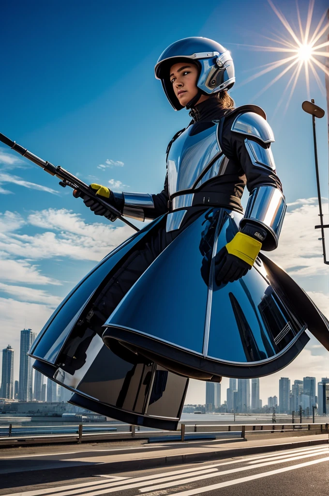 female knight in armor