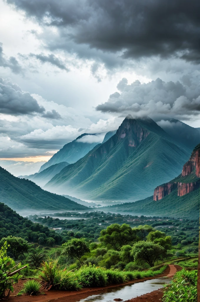 Monsoon landscape