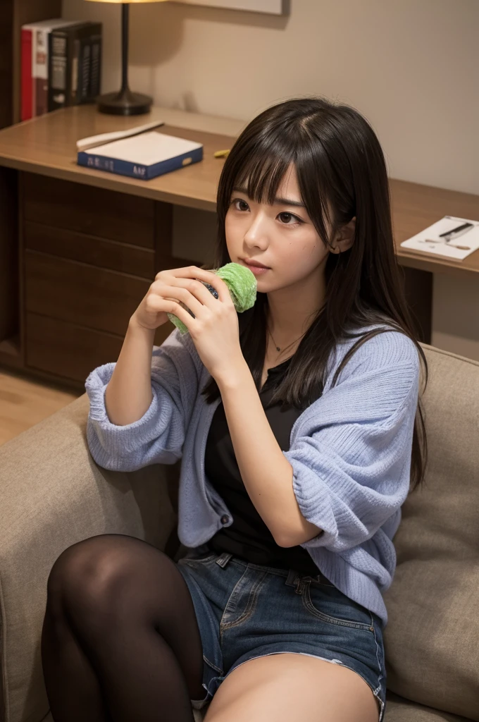 (Browsing Caution),(High resolution),(High resolution),(High resolution),(8K),Soryu, 45 years old,Married Woman、 Interface Headset、(Suspender skirt、Red ribbon、White shirt、school uniform)、under the table、under the tableのフェラチオ、Blowjob under the table、、